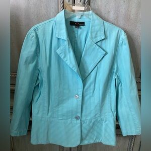 Aqua summer jacket (98% cotton)